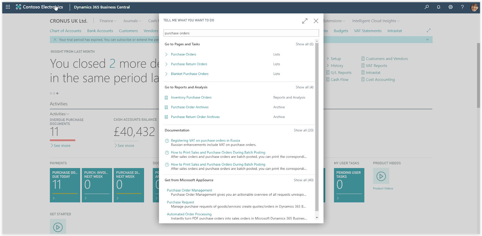 crt-po-001 how to use dynamics 365 central