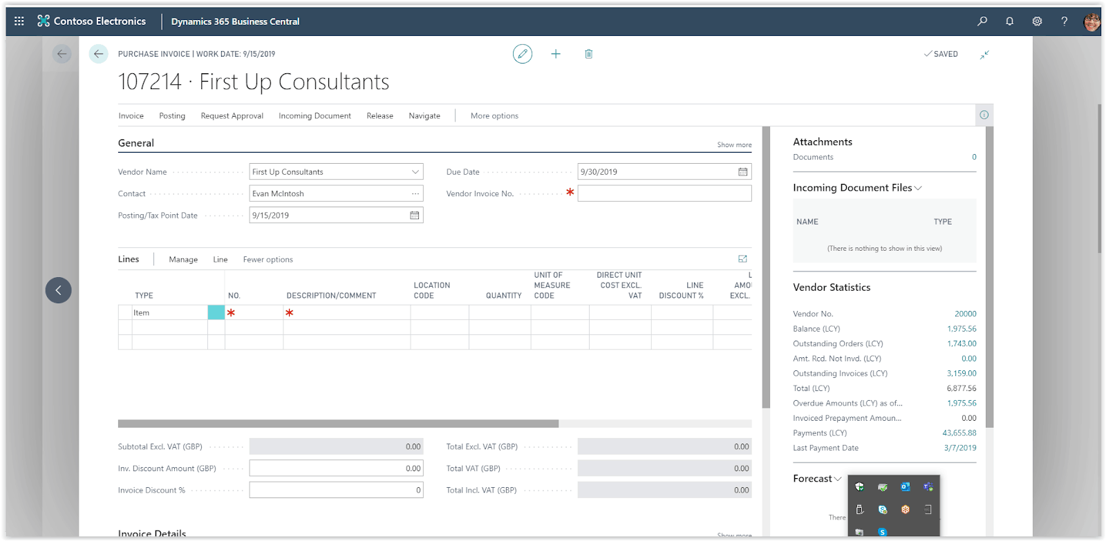 Purchase invoice list 1