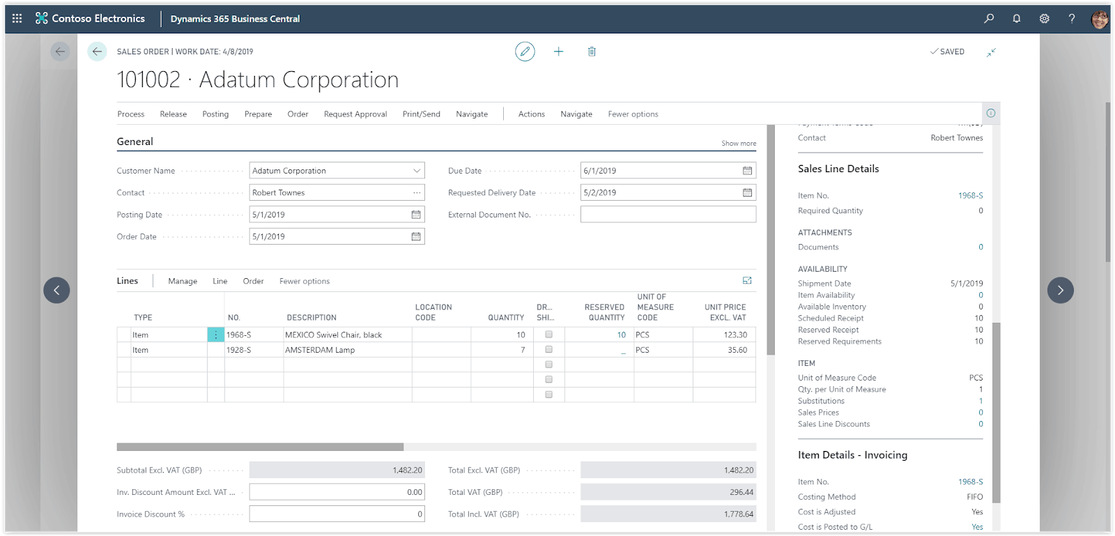 purchase order linked 8